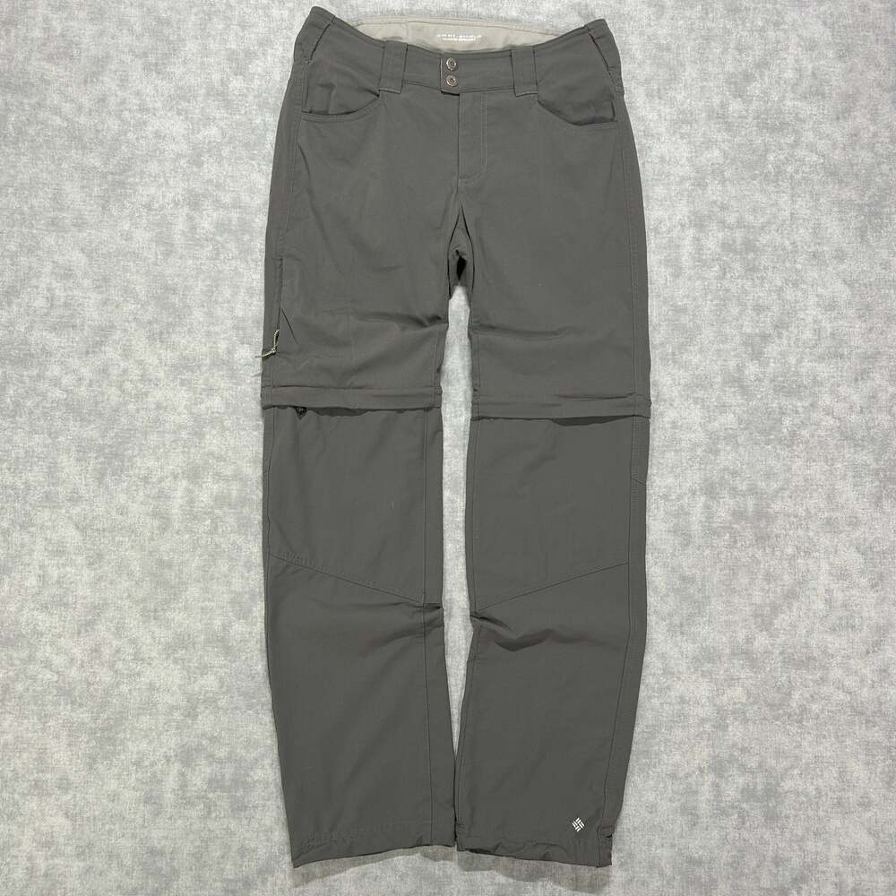 Columbia Womens Saturday Trail Convertible Pants Size 8 Grey Omni-Shield AL8004